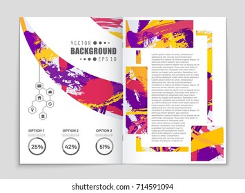 Abstract vector layout background set. For art template design, list, front page, mockup brochure theme style, banner, idea, cover, booklet, print, flyer, book, blank, card, ad, sign, sheet, a4
