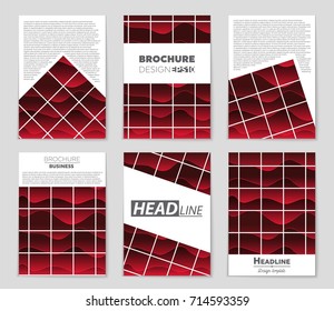 Abstract vector layout background set. For art template design, list, front page, mockup brochure theme style, banner, idea, cover, booklet, print, flyer, book, blank, card, ad, sign, sheet, a4.
