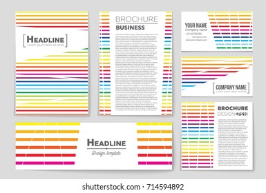 Abstract vector layout background set. For art template design, list, front page, mockup brochure theme style, banner, idea, cover, booklet, print, flyer, book, blank, card, ad, sign, sheet, a4.