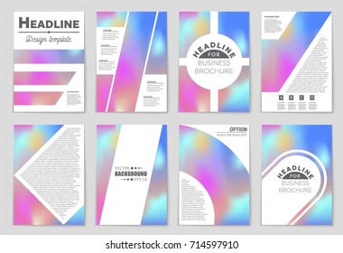 Abstract vector layout background set. For art template design, list, front page, mockup brochure theme style, banner, idea, cover, booklet, print, flyer, book, blank, card, ad, sign, sheet,, a4.