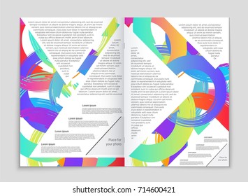 Abstract vector layout background set. For art template design, list, front page, mockup brochure theme style, banner, idea, cover, booklet, print, flyer, book, blank, card, ad, sign, sheet, a4