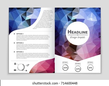 Abstract vector layout background set. For art template design, list, front page, mockup brochure theme style, banner, idea, cover, booklet, print, flyer, book, blank, card, ad, sign, sheet, a4