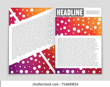 Abstract vector layout background set. For art template design, list, front page, mockup brochure theme style, banner, idea, cover, booklet, print, flyer, book, blank, card, ad, sign, sheet, a4