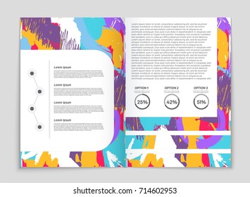 Abstract vector layout background set. For art template design, list, front page, mockup brochure theme style, banner, idea, cover, booklet, print, flyer, book, blank, card, ad, sign, sheet, a4