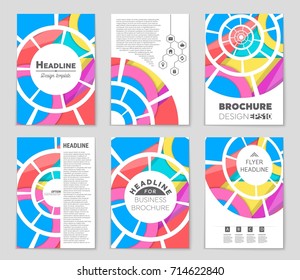Abstract vector layout background set. For art template design, list, front page, mockup brochure theme style, banner, idea, cover, booklet, print, flyer, book, blank, card, ad, sign, sheet,, a4.