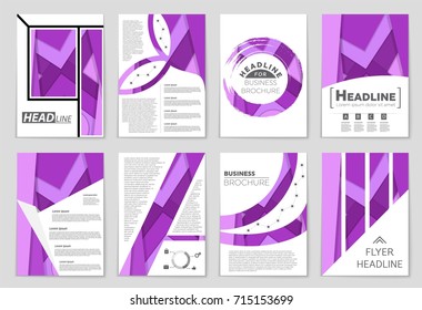 Abstract vector layout background set. For art template design, list, front page, mockup brochure theme style, banner, idea, cover, booklet, print, flyer, book, blank, card, ad, sign, sheet,, a4.
