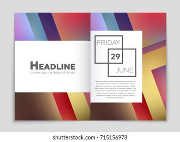 Abstract vector layout background set. For art template design, list, front page, mockup brochure theme style, banner, idea, cover, booklet, print, flyer, book, blank, card, ad, sign, sheet, a4