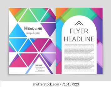 Abstract vector layout background set. For art template design, list, front page, mockup brochure theme style, banner, idea, cover, booklet, print, flyer, book, blank, card, ad, sign, sheet,, a4.