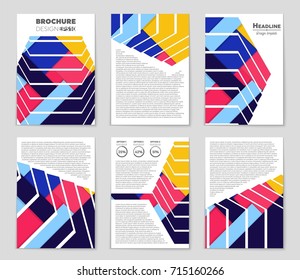 Abstract vector layout background set. For art template design, list, front page, mockup brochure theme style, banner, idea, cover, booklet, print, flyer, book, blank, card, ad, sign, sheet,, a4.