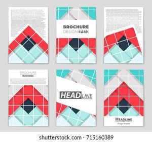 Abstract vector layout background set. For art template design, list, front page, mockup brochure theme style, banner, idea, cover, booklet, print, flyer, book, blank, card, ad, sign, sheet,, a4.