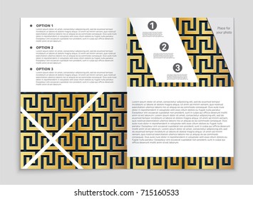 Abstract vector layout background set. For art template design, list, front page, mockup brochure theme style, banner, idea, cover, booklet, print, flyer, book, blank, card, ad, sign, sheet, a4.
