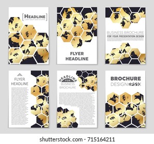 Abstract vector layout background set. For art template design, list, front page, mockup brochure theme style, banner, idea, cover, booklet, print, flyer, book, blank, card, ad, sign, sheet, a4.