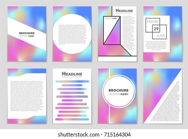 Abstract vector layout background set. For art template design, list, front page, mockup brochure theme style, banner, idea, cover, booklet, print, flyer, book, blank, card, ad, sign, sheet,, a4.