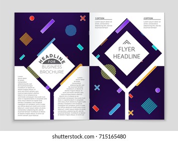 Abstract vector layout background set. For art template design, list, front page, mockup brochure theme style, banner, idea, cover, booklet, print, flyer, book, blank, card, ad, sign, sheet, a4.