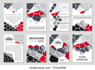 Abstract vector layout background set. For art template design, list, front page, mockup brochure theme style, banner, idea, cover, booklet, print, flyer, book, blank, card, ad, sign, sheet,, a4.