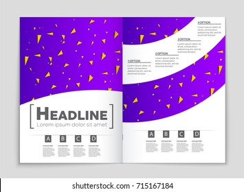 Abstract vector layout background set. For art template design, list, front page, mockup brochure theme style, banner, idea, cover, booklet, print, flyer, book, blank, card, ad, sign, sheet, a4