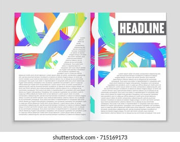 Abstract vector layout background set. For art template design, list, front page, mockup brochure theme style, banner, idea, cover, booklet, print, flyer, book, blank, card, ad, sign, sheet, a4