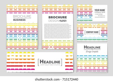 Abstract vector layout background set. For art template design, list, front page, mockup brochure theme style, banner, idea, cover, booklet, print, flyer, book, blank, card, ad, sign, sheet, a4.