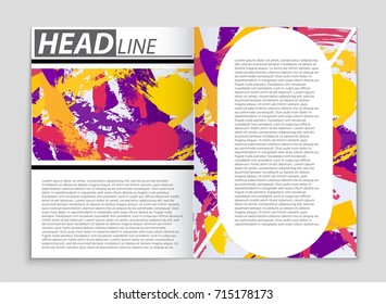 Abstract vector layout background set. For art template design, list, front page, mockup brochure theme style, banner, idea, cover, booklet, print, flyer, book, blank, card, ad, sign, sheet, a4