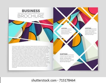 Abstract vector layout background set. For art template design, list, front page, mockup brochure theme style, banner, idea, cover, booklet, print, flyer, book, blank, card, ad, sign, sheet,, a4.