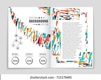 Abstract vector layout background set. For art template design, list, front page, mockup brochure theme style, banner, idea, cover, booklet, print, flyer, book, blank, card, ad, sign, sheet, a4