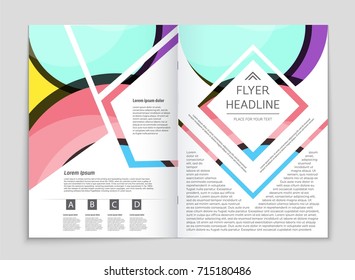 Abstract vector layout background set. For art template design, list, front page, mockup brochure theme style, banner, idea, cover, booklet, print, flyer, book, blank, card, ad, sign, sheet,, a4.
