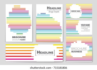 Abstract vector layout background set. For art template design, list, front page, mockup brochure theme style, banner, idea, cover, booklet, print, flyer, book, blank, card, ad, sign, sheet, a4.
