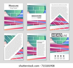 Abstract vector layout background set. For art template design, list, front page, mockup brochure theme style, banner, idea, cover, booklet, print, flyer, book, blank, card, ad, sign, sheet,, a4.