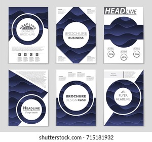 Abstract vector layout background set. For art template design, list, front page, mockup brochure theme style, banner, idea, cover, booklet, print, flyer, book, blank, card, ad, sign, sheet, a4.