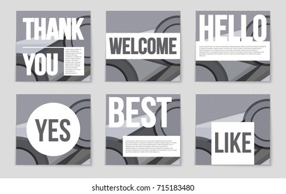 Abstract vector layout background set. For art template design, list, front page, mockup brochure theme style, banner, idea, cover, booklet, print, flyer, book, blank, card, ad, sign, sheet,, a4.