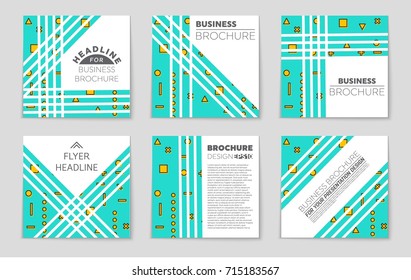 Abstract vector layout background set. For art template design, list, front page, mockup brochure theme style, banner, idea, cover, booklet, print, flyer, book, blank, card, ad, sign, sheet, a4.