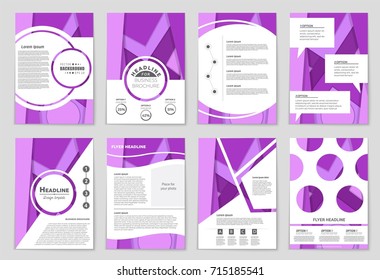 Abstract vector layout background set. For art template design, list, front page, mockup brochure theme style, banner, idea, cover, booklet, print, flyer, book, blank, card, ad, sign, sheet,, a4.