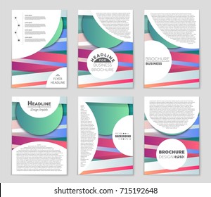 Abstract vector layout background set. For art template design, list, front page, mockup brochure theme style, banner, idea, cover, booklet, print, flyer, book, blank, card, ad, sign, sheet,, a4.