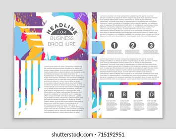 Abstract vector layout background set. For art template design, list, front page, mockup brochure theme style, banner, idea, cover, booklet, print, flyer, book, blank, card, ad, sign, sheet, a4