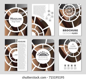 Abstract vector layout background set. For art template design, list, front page, mockup brochure theme style, banner, idea, cover, booklet, print, flyer, book, blank, card, ad, sign, sheet,, a4.