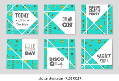 Abstract vector layout background set. For art template design, list, front page, mockup brochure theme style, banner, idea, cover, booklet, print, flyer, book, blank, card, ad, sign, sheet, a4.