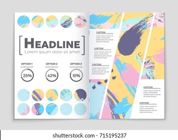 Abstract vector layout background set. For art template design, list, front page, mockup brochure theme style, banner, idea, cover, booklet, print, flyer, book, blank, card, ad, sign, sheet, a4