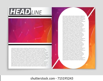 Abstract vector layout background set. For art template design, list, front page, mockup brochure theme style, banner, idea, cover, booklet, print, flyer, book, blank, card, ad, sign, sheet, a4