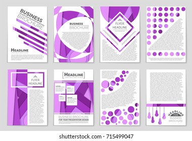 Abstract vector layout background set. For art template design, list, front page, mockup brochure theme style, banner, idea, cover, booklet, print, flyer, book, blank, card, ad, sign, sheet,, a4.