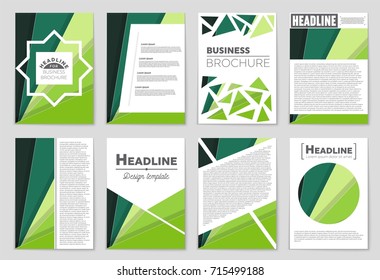 Abstract vector layout background set. For art template design, list, front page, mockup brochure theme style, banner, idea, cover, booklet, print, flyer, book, blank, card, ad, sign, sheet,, a4.