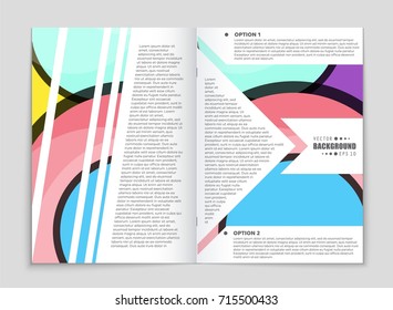 Abstract vector layout background set. For art template design, list, front page, mockup brochure theme style, banner, idea, cover, booklet, print, flyer, book, blank, card, ad, sign, sheet,, a4.