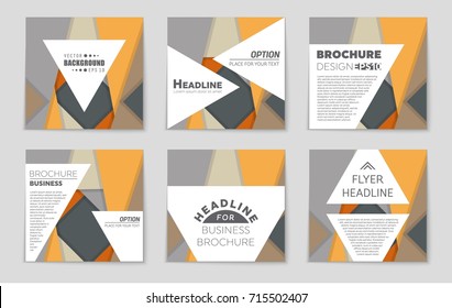 Abstract vector layout background set. For art template design, list, front page, mockup brochure theme style, banner, idea, cover, booklet, print, flyer, book, blank, card, ad, sign, sheet,, a4.