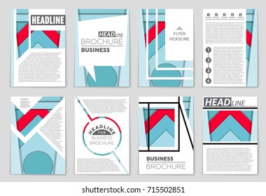 Abstract vector layout background set. For art template design, list, front page, mockup brochure theme style, banner, idea, cover, booklet, print, flyer, book, blank, card, ad, sign, sheet,, a4.