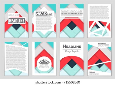 Abstract vector layout background set. For art template design, list, front page, mockup brochure theme style, banner, idea, cover, booklet, print, flyer, book, blank, card, ad, sign, sheet,, a4.