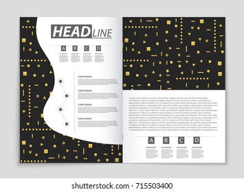 Abstract vector layout background set. For art template design, list, front page, mockup brochure theme style, banner, idea, cover, booklet, print, flyer, book, blank, card, ad, sign, sheet, a4.