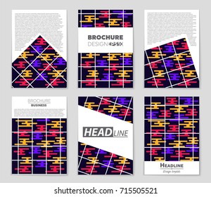 Abstract vector layout background set. For art template design, list, front page, mockup brochure theme style, banner, idea, cover, booklet, print, flyer, book, blank, card, ad, sign, sheet, a4.