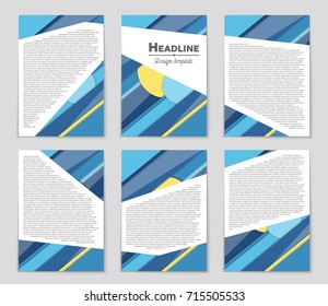 Abstract vector layout background set. For art template design, list, front page, mockup brochure theme style, banner, idea, cover, booklet, print, flyer, book, blank, card, ad, sign, sheet,, a4.