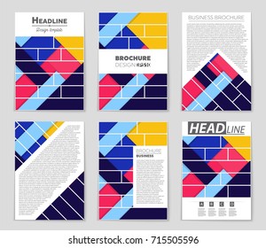 Abstract vector layout background set. For art template design, list, front page, mockup brochure theme style, banner, idea, cover, booklet, print, flyer, book, blank, card, ad, sign, sheet,, a4.