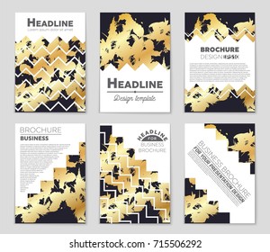 Abstract vector layout background set. For art template design, list, front page, mockup brochure theme style, banner, idea, cover, booklet, print, flyer, book, blank, card, ad, sign, sheet, a4.