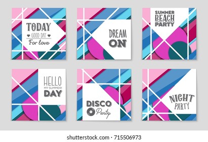 Abstract vector layout background set. For art template design, list, front page, mockup brochure theme style, banner, idea, cover, booklet, print, flyer, book, blank, card, ad, sign, sheet,, a4.